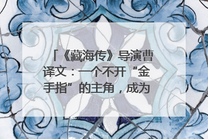 《藏海传》导演曹译文：一个不开“金手指”的主角，成为苍生守护者