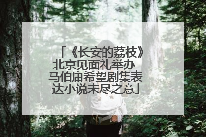 《长安的荔枝》北京见面礼举办 马伯庸希望剧集表达小说未尽之意