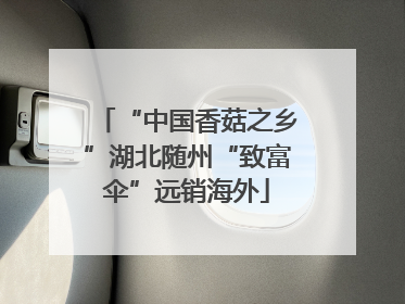 “中国香菇之乡”湖北随州“致富伞”远销海外