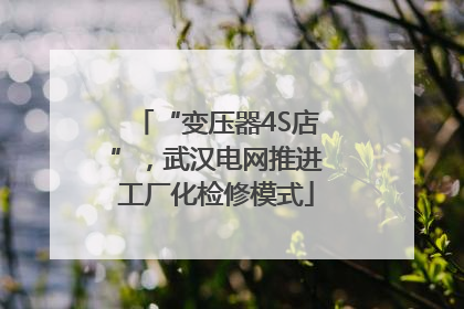“变压器4S店”，武汉电网推进工厂化检修模式