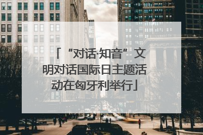 “对话·知音”文明对话国际日主题活动在匈牙利举行