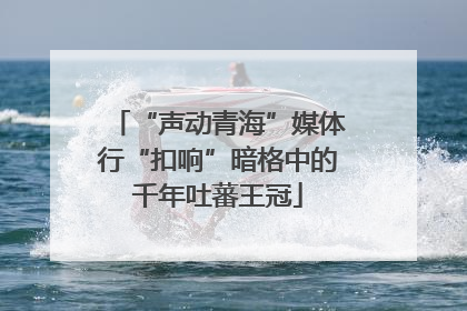 “声动青海”媒体行“扣响”暗格中的千年吐蕃王冠