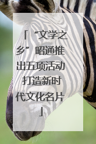 “文学之乡”昭通推出五项活动 打造新时代文化名片