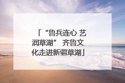 “鲁兵连心 艺润草湖” 齐鲁文化走进新疆草湖