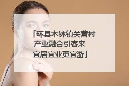 环县木钵镇关营村 产业融合引客来 宜居宜业更宜游