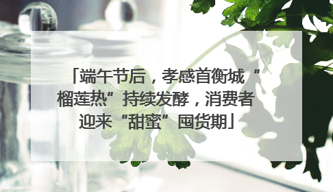 端午节后，孝感首衡城“榴莲热”持续发酵，消费者迎来“甜蜜”囤货期