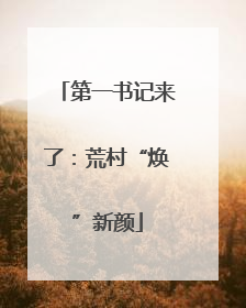 第一书记来了：荒村“焕”新颜