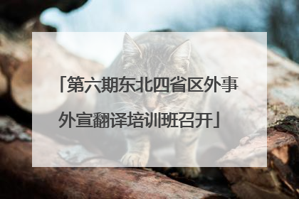 第六期东北四省区外事外宣翻译培训班召开