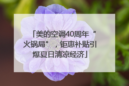 美的空调40周年“火锅局”，钜惠补贴引爆夏日清凉经济