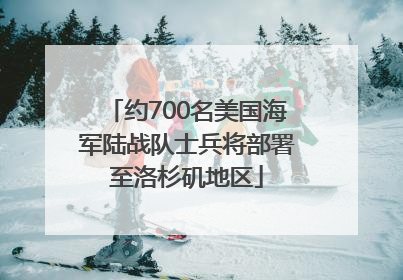 约700名美国海军陆战队士兵将部署至洛杉矶地区