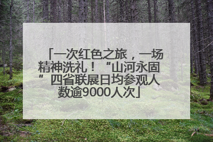 一次红色之旅，一场精神洗礼！“山河永固”四省联展日均参观人数逾9000人次