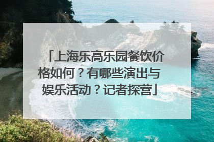上海乐高乐园餐饮价格如何？有哪些演出与娱乐活动？记者探营