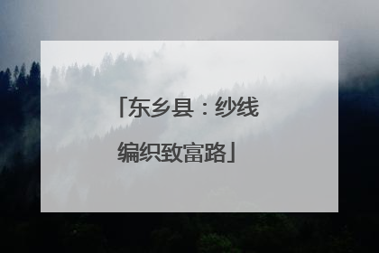 东乡县：纱线编织致富路