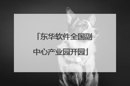 东华软件全国副中心产业园开园