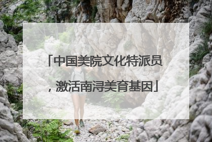 中国美院文化特派员，激活南浔美育基因
