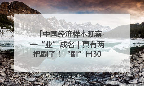 中国经济样本观察·一“业”成名｜真有两把刷子！“刷”出30亿级“颜值经济”