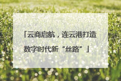 云商启航，连云港打造数字时代新“丝路”
