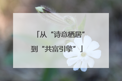 从“诗意栖居”到“共富引擎”