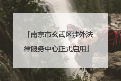 南京市玄武区涉外法律服务中心正式启用