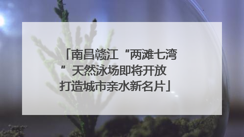 南昌赣江“两滩七湾”天然泳场即将开放 打造城市亲水新名片