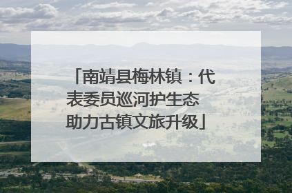 南靖县梅林镇：代表委员巡河护生态 助力古镇文旅升级