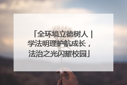 全环境立德树人｜学法明理护航成长，法治之光闪耀校园