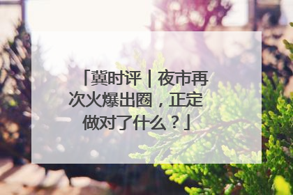 冀时评｜夜市再次火爆出圈，正定做对了什么？