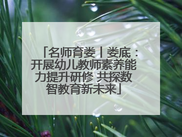 名师育娄丨娄底：开展幼儿教师素养能力提升研修 共探数智教育新未来