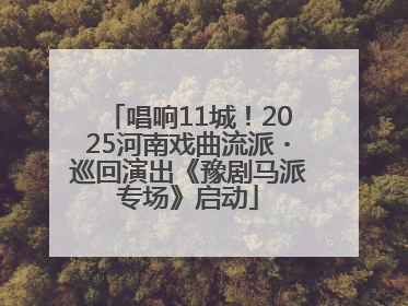 唱响11城！2025河南戏曲流派・巡回演出《豫剧马派专场》启动