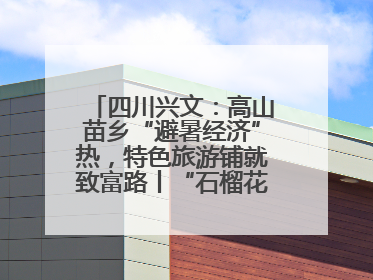四川兴文：高山苗乡“避暑经济”热，特色旅游铺就致富路丨“石榴花开”四川行⑧