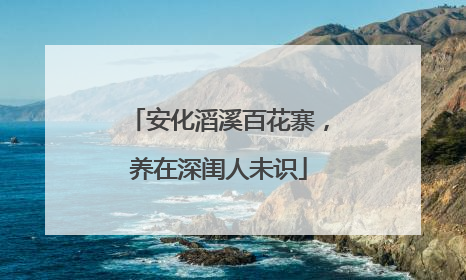 安化滔溪百花寨，养在深闺人未识
