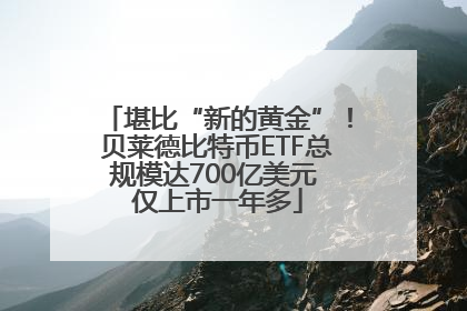 堪比“新的黄金”！贝莱德比特币ETF总规模达700亿美元 仅上市一年多