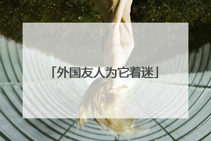 外国友人为它着迷
