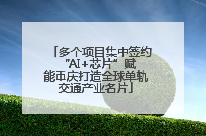 多个项目集中签约 “AI+芯片”赋能重庆打造全球单轨交通产业名片
