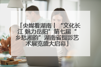 央媒看湖南丨“文化长江 魅力岳阳”第七届“乡愁湘韵”湖南省摄影艺术展览盛大启幕