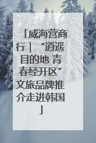 威海营商行｜“逍遥目的地 青春经开区”文旅品牌推介走进韩国