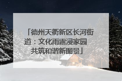 德州天衢新区长河街道：文化雨露浸家园 共筑和谐新图景