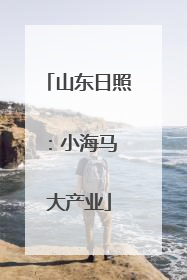 山东日照：小海马 大产业