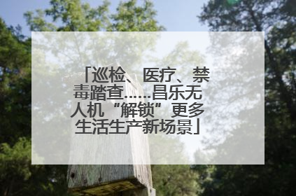 巡检、医疗、禁毒踏查……昌乐无人机“解锁”更多生活生产新场景