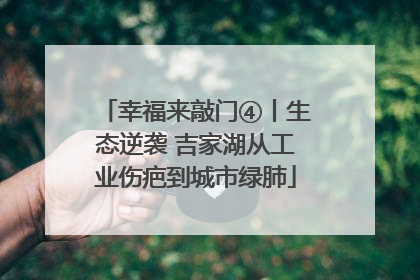 幸福来敲门④丨生态逆袭 吉家湖从工业伤疤到城市绿肺