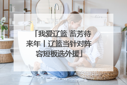 我爱辽篮 蓄芳待来年丨辽篮当针对阵容短板选外援