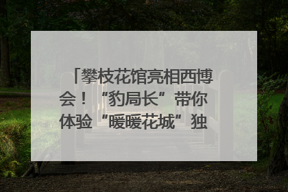 攀枝花馆亮相西博会！“豹局长”带你体验“暖暖花城”独特魅力｜西博视界