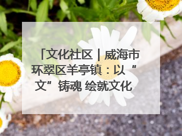 文化社区｜威海市环翠区羊亭镇：以“文”铸魂 绘就文化社区新画卷