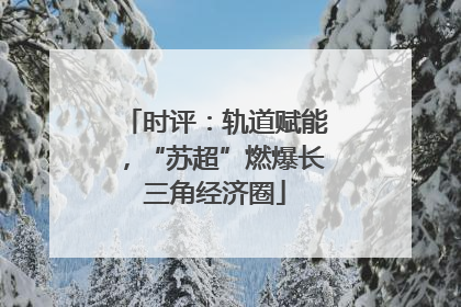 时评：轨道赋能，“苏超”燃爆长三角经济圈