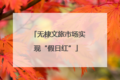无棣文旅市场实现“假日红”