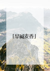 旱碱麦香