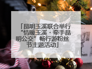 昆明玉溪联合举行“情暖玉溪・牵手昆明公交”畅行游粉丝节主题活动