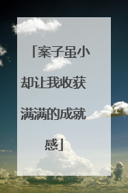 案子虽小却让我收获满满的成就感