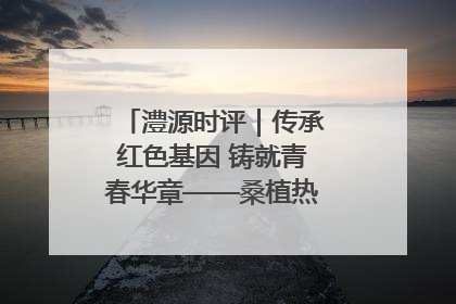 澧源时评｜传承红色基因 铸就青春华章——桑植热土上的青春长征