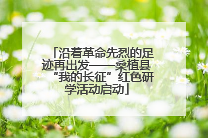 沿着革命先烈的足迹再出发——桑植县“我的长征”红色研学活动启动